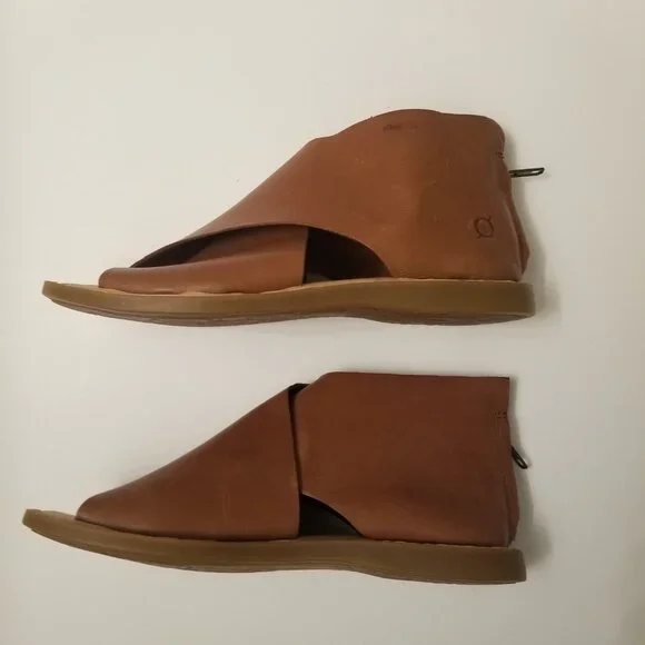 Born Iwa Tan Leather Flat Sandal size 7 - Picture 6 of 8